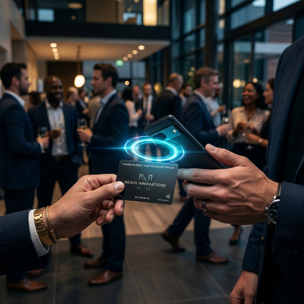 Thẻ danh thiếp thông minh NFC kết nối điện thoại
