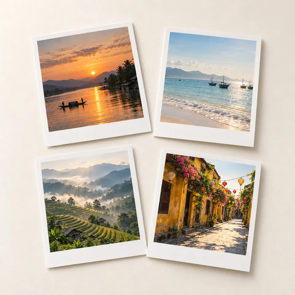 Tặng kèm ảnh Mini Polaroid